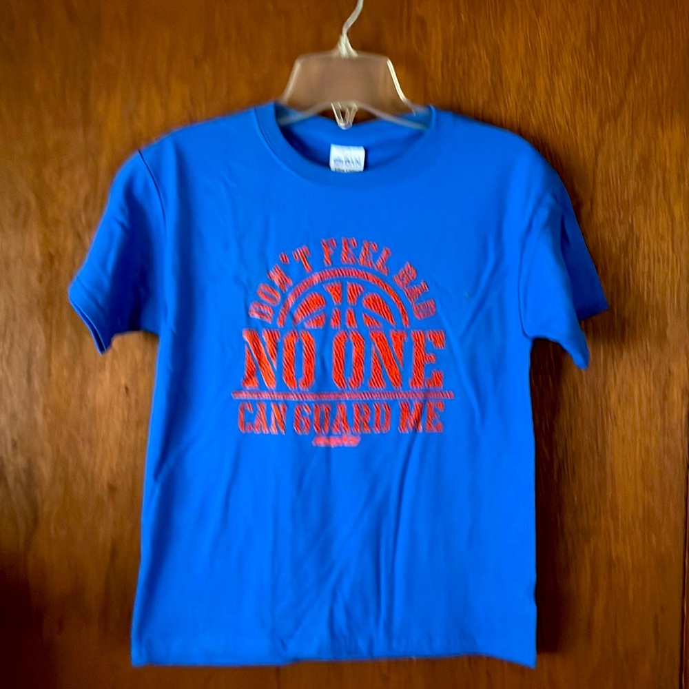 Hoop Kid S/S Youth Basketball Theme Tee